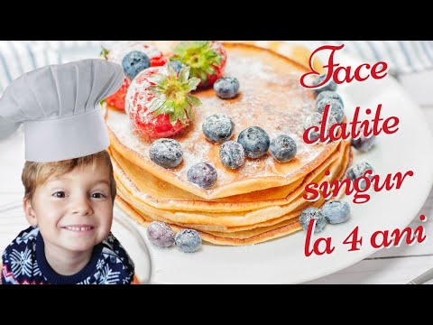 Micul bucatar face clatite pentru toata familia [Familia ESA]