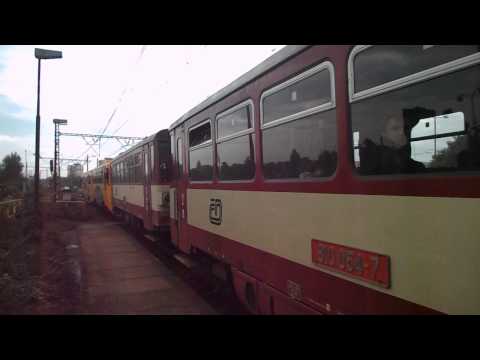 Příjezd vlaku Os 17609 (ČD 810.054 "Tomáš" + 814.153) - Chomutov město, 4. 6. 2013