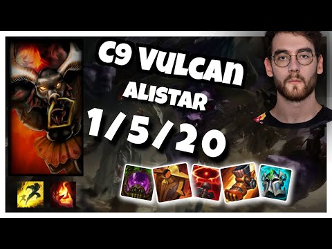 Alistar vs Zac C9 Vulcan SUPPORT (1/5/20) - v11.1