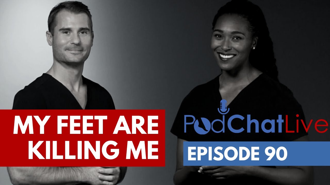 PodChatLive: Episode 90 with Ebonie Vincent & Brad Schaeffer [My Feet are Killing Me]
