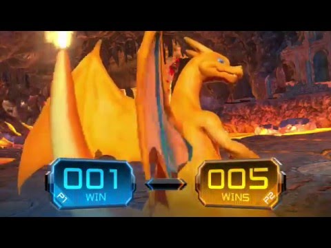 Pokkén Tournament (Frezhor) Charizard vs Gengar /Local Match 138 Pokemon Nintendo Wii U