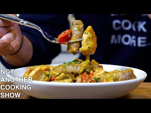 one pot CHICKEN SCARPARIELLO…your new favorite chicken dinner