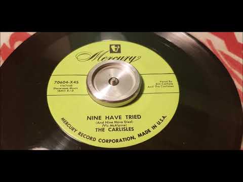 The Carlisles - Nine Have Tried - 1955 Hillbilly Bop - Mercury 70604X45