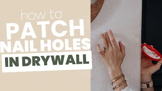 Fixing Nail Holes In Drywall Is Easier Than You Think