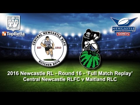 2016 Newcastle RL Round 16 Full Match Replay - Central Butcher Boys v Maitland Pickers