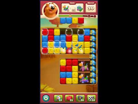 Toon Blast Level 1756 - NO BOOSTERS 🐻🐺🐱 | SKILLGAMING ✔️