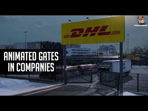 Animated Gates in Companies v 2.1 | Euro Truck Simulator 2 (ETS2 1.30 Mod)