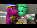 Bedtime Singing Light Up Barney And Baby Bop Plushies