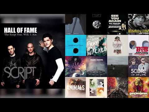 Hall of Fame (megamix) - The Script ft. will.i.am, Maroon 5, AJR, Eminem, The Score, & more