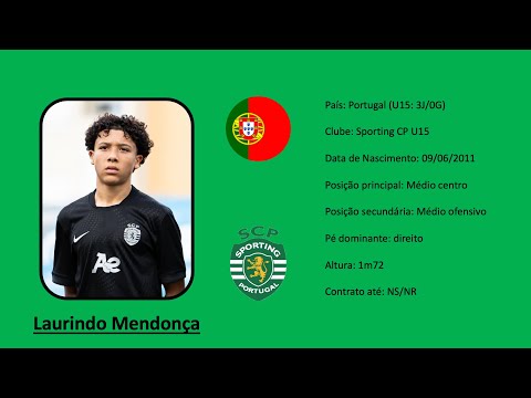 Laurindo Mendonça | 2011 (Sporting CP) footage vs Ireland U15 and Ukraine U15