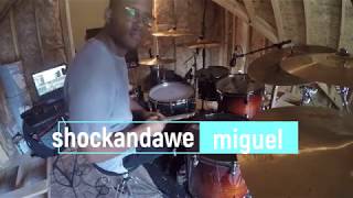 Desmond Harris.shockandawe.Miguel.drum cover