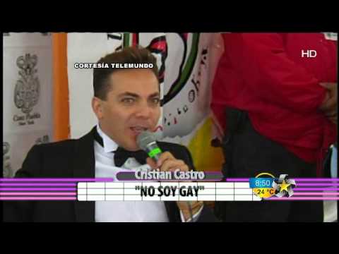 Cristian Castro, ¿gay o no gay?