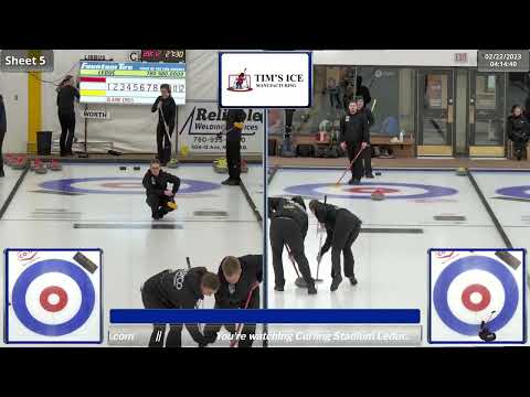 Jacob Libbus vs. Tom Worth - Draw 2 - Curling Alberta Mixed Provincial Championship