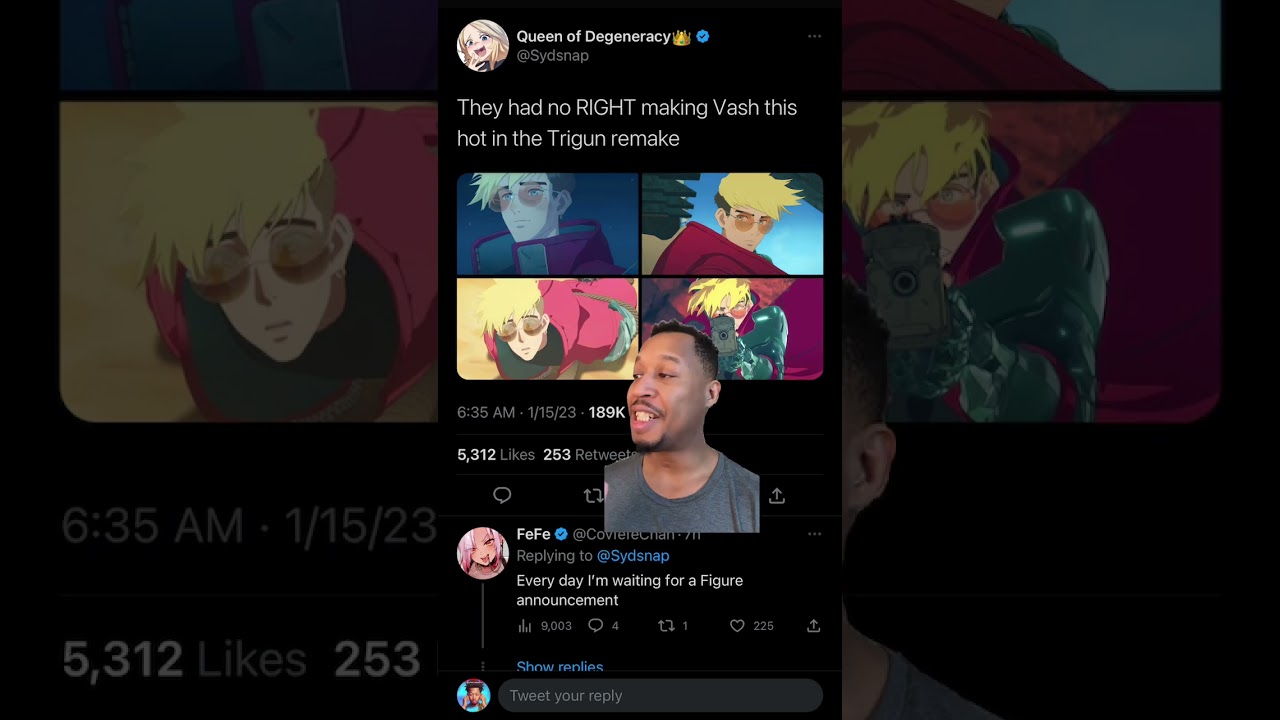 I can't watch the new trigun because the CGI 🤷🏽‍♂️ #shorts #anime #trigun