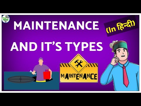 Maintenance and types of maintenance || Maintenance || Maintenance engineering || Mechanical engg.| Video