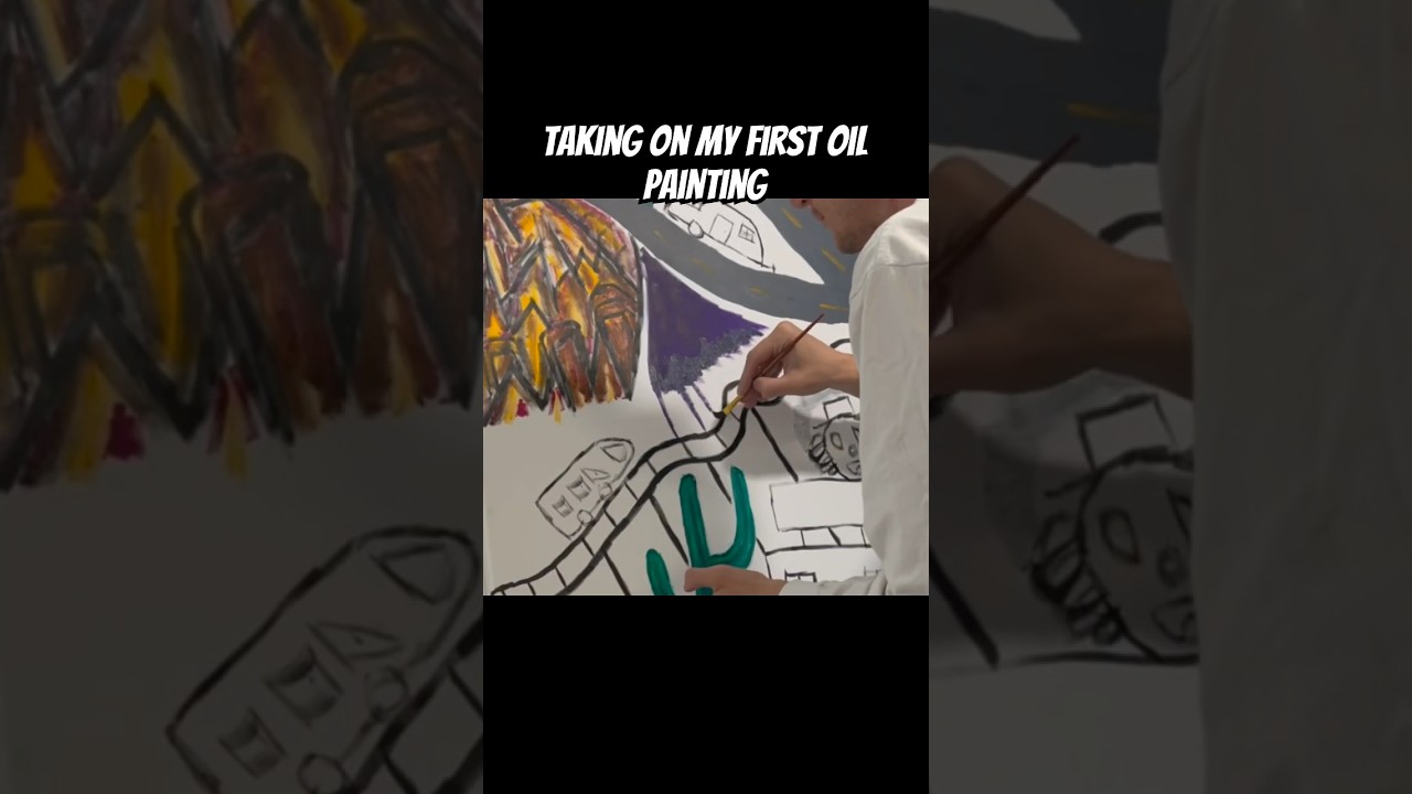 Taking on My First Oil Painting - How Tough Could It Really Be?