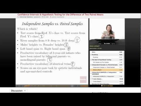 "Independent Samples vs Paired Samples" | Statistics with Educator.com