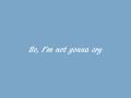 Cry-Reba McEntire (Lyrics on Screen)