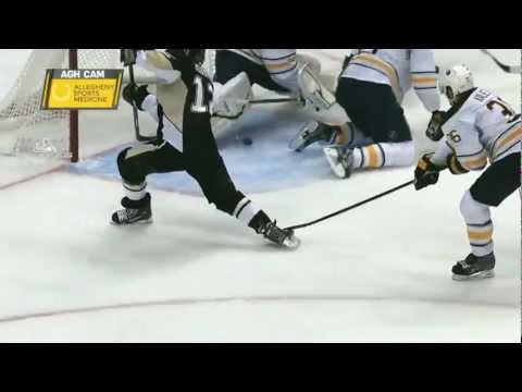 Iginla gets first goal with Penguins @ Sabres