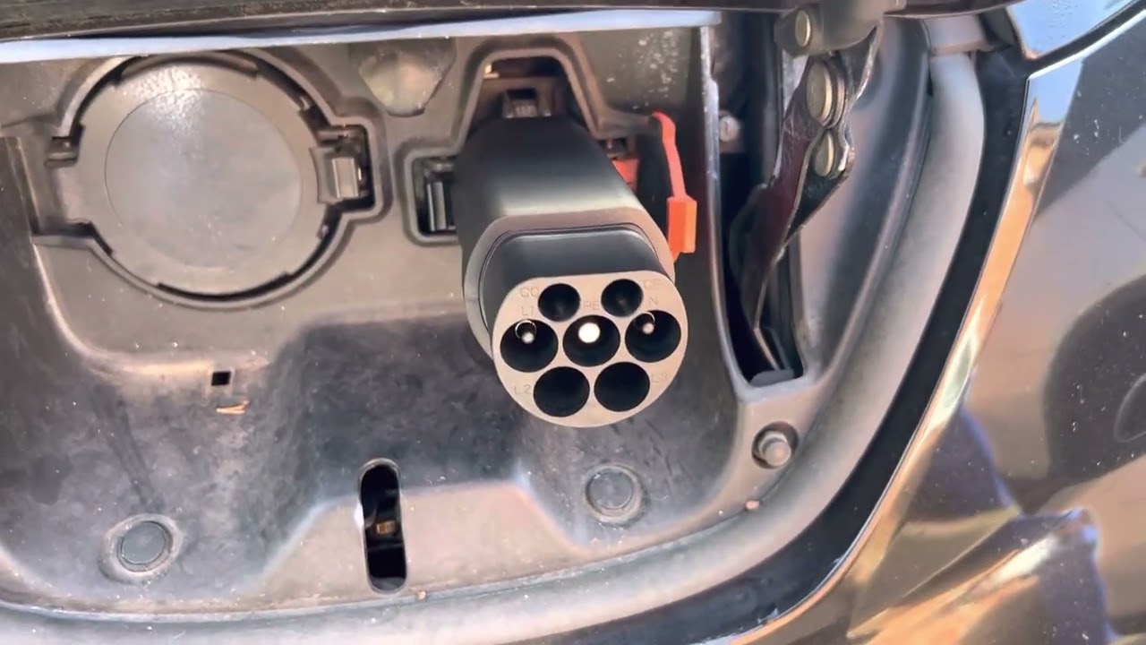 Watch video Type 2 EVSE to Type 1 (Nissan Leaf) EV AC Charging Adapter from AliExpress Now Type 2 EVSE to Type 1 (Nissan Leaf) EV AC Charging Adapter from AliExpress