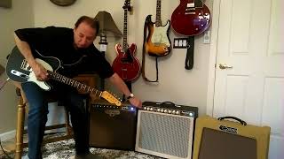Video thumbnail for Boutique 1x12 Combo Amps: Carr Rambler Vs Tone King Imperial MKII Vs Louis Electric Columbia Reverb by Gary Roberts