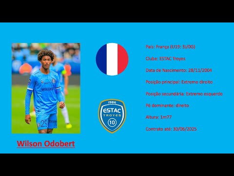 Wilson Odobert (Troyes | France U17) footage vs Toulouse U19
