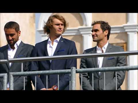 Laver Cup 2017, Opening Ceremony, Prague, Old Town Square, 5 Tennis Legends on one stage
