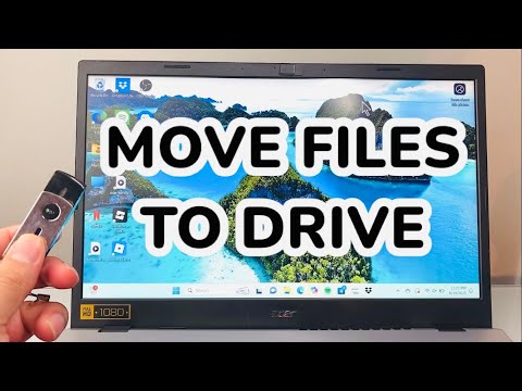 How To Move Files From PC & Laptop To External Drive / USB / Flash Drive / SSD