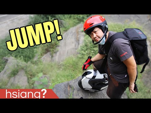 I tried Riding a Cliff with the King Song S18!!