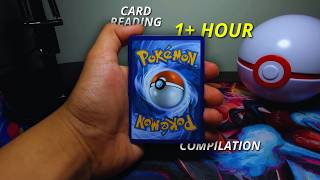 1 Hour of Pokemon Card Reading - ASMR  (Compilation)