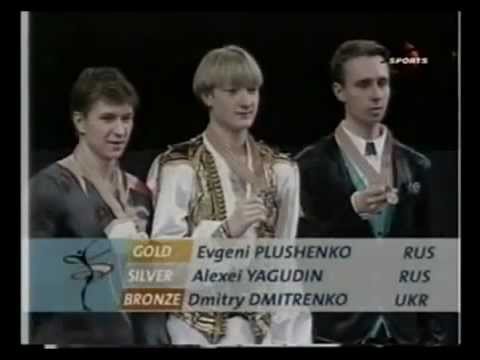 2000 Euros - LP marks for Plushenko and Yagudin & Medal Pedestal