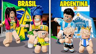 FESTA DO PIJAMA DA COPA DO MUNDO EM BROOKHAVEN  BRASIL VS ARGENTINA! *Quem Venceu?*