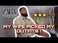 MY WIFE PICKS MY OUTFITS | AUTUMN/WINTER ZARA MEN CLOTHING HAUL
