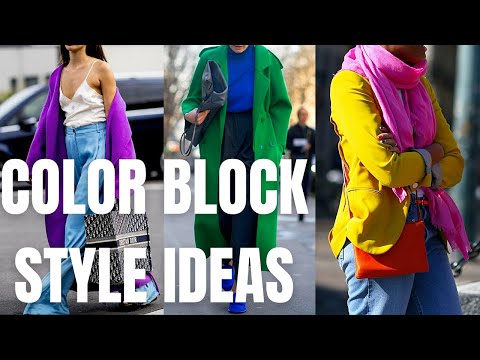 How to Wear Color Blocking Outfits? Color Block...
