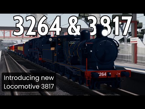 DOUBLE HEADER! 3264 & 3817 Special Item Transfer Run - Roblox Trainways