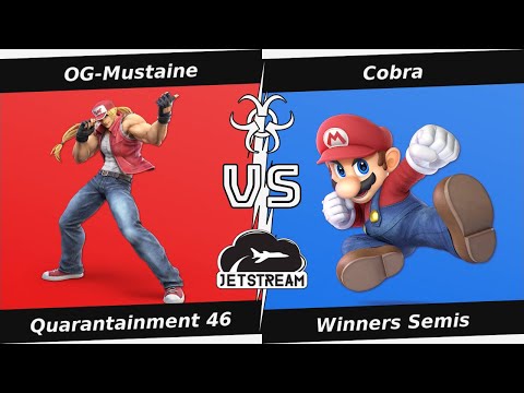 Quarantainment 46 Winners Semis - OG-Mustaine (Terry) Vs. Cobra (Mario) Smash Ultimate - SSBU