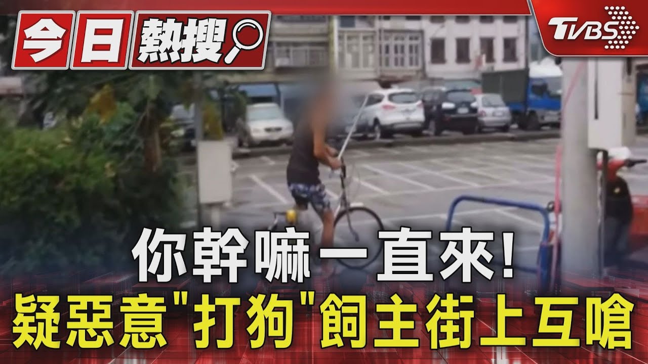 你幹嘛一直來！疑惡「打狗」飼主街上互嗆