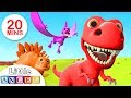 We Are The Dinosaurs Yum Yum Vegetables Where Is My Fin More Kids Songs By Little Angel