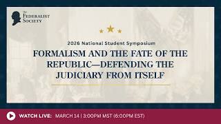 Click to play: Formalism and the Fate of the Republic—Defending the Judiciary from Itself