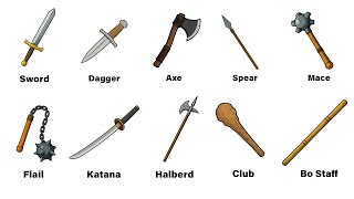 Every Melee Weapons Explained in 4 Minutes