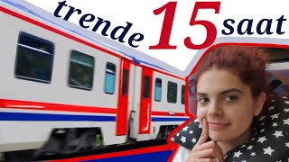 15 SAAT YATAKLI TREN YOLCULUĞU izmir- ankara (izmir mavi tren)(2022 ge