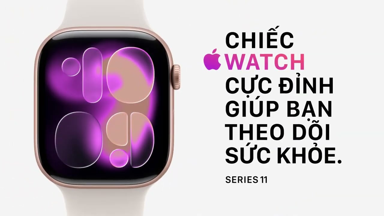 Video Apple Watch Series 11 46mm LTE - Viền Titan, Dây Quấn Milan Size M/L | Chính hãng Việt Nam