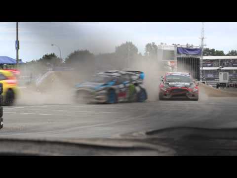 Ken Block - Tanner Foust - Redbull Global Rally Cross NYC Final Jumps