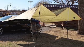 Car Side Awning for SUV Camping – Huge 19x11ft Shade | GEERTOP
