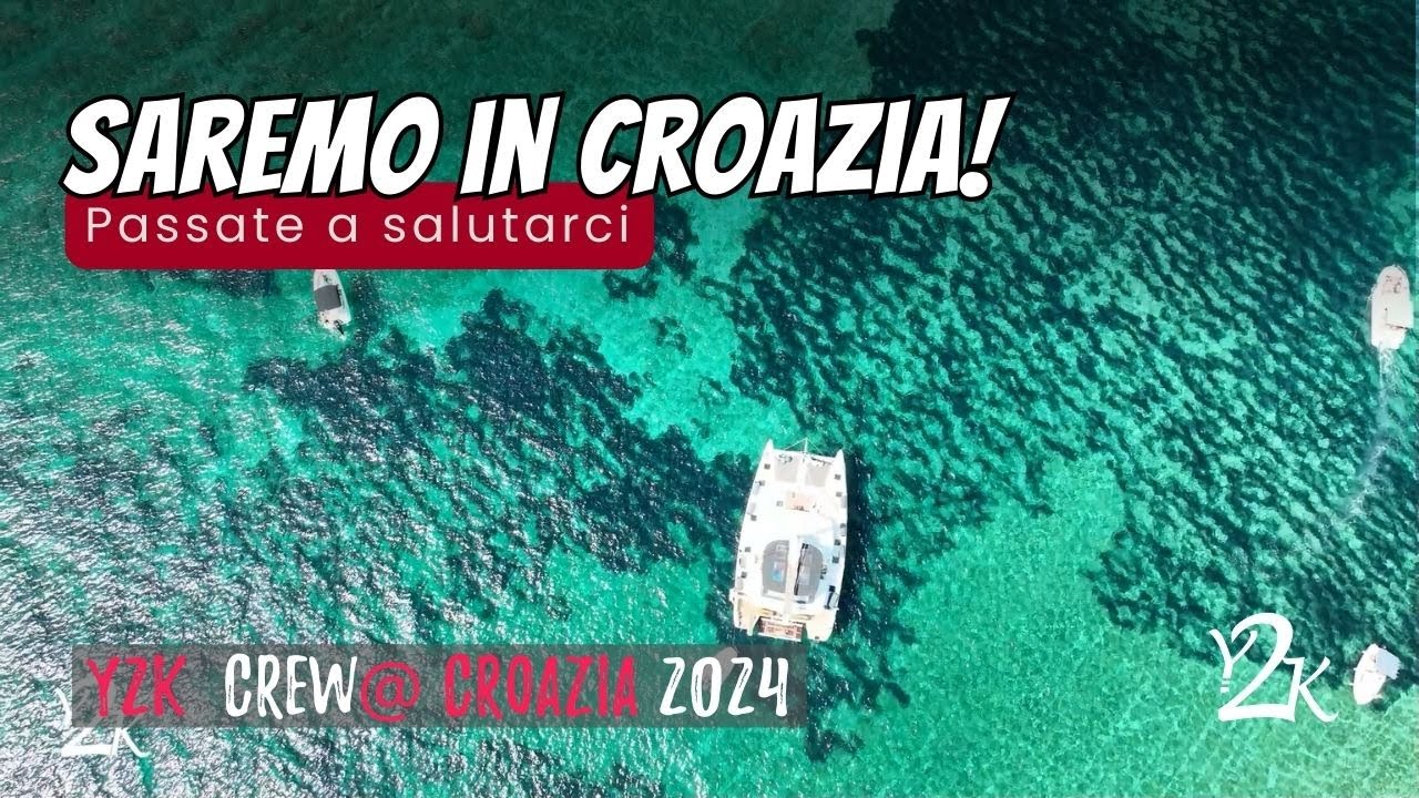 Summer 2024 in Croatia - Come say hello - Testing the catamaran!