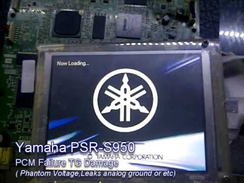 YAMAHA PSR S-950 PCM Failure TG Damage