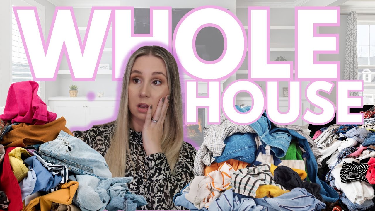 Decluttering the ENTIRE house in 30 Days #decluttering #wholehouseclean