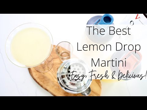 The BEST Lemon Drop Martini Recipe 🍋 | Easy, Fresh & Perfectly Balanced Cocktail!