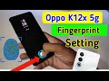 Oppo K12x 5g Fingerprint Screen Lock Fingerprint Lock Setting In Oppo K12x 5g Oppo Pattern Lock