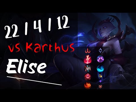 Elise Jungle vs Karthus - Challenger Replay KR